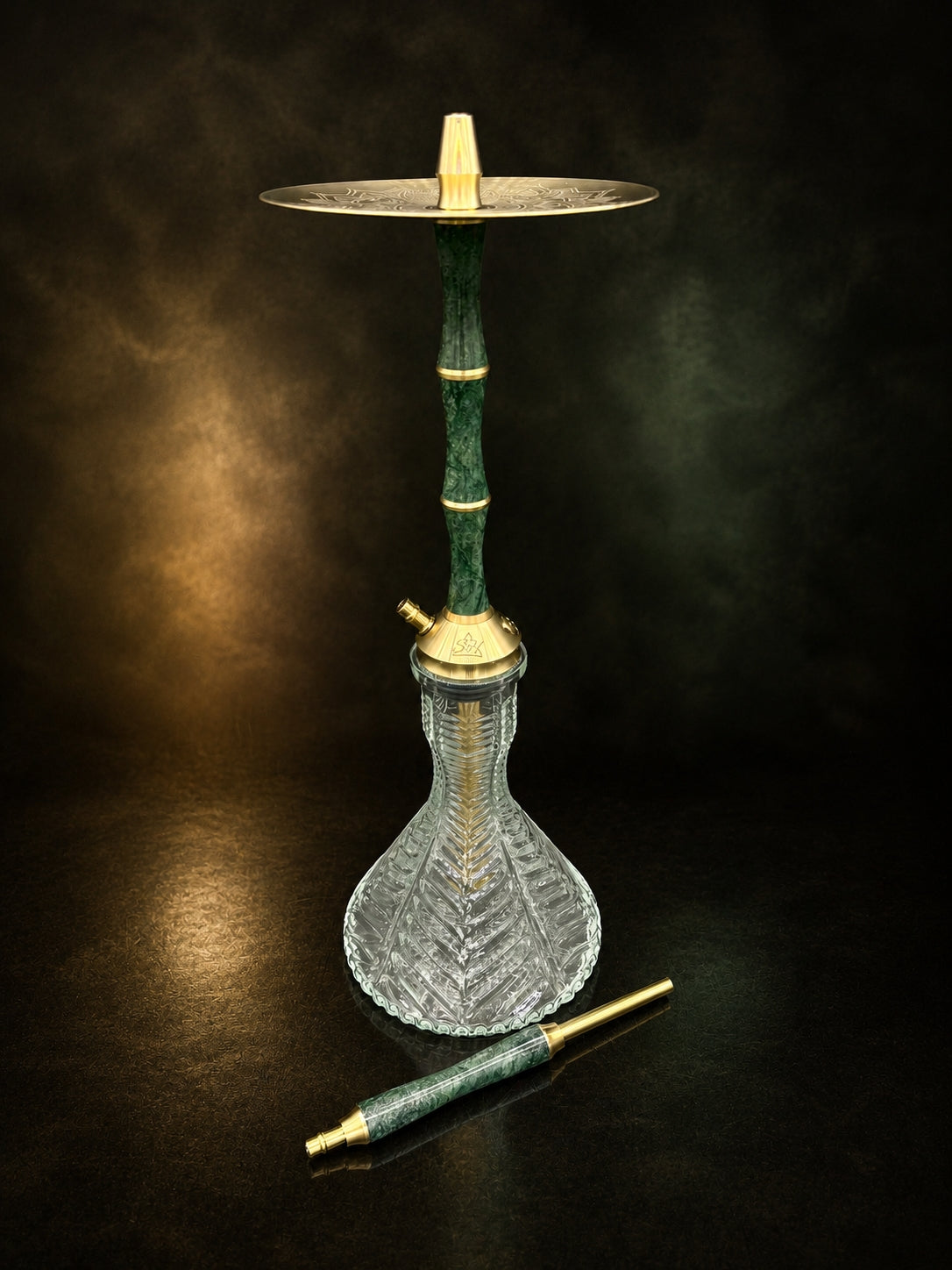 Special Hookah Gold model（India Green）