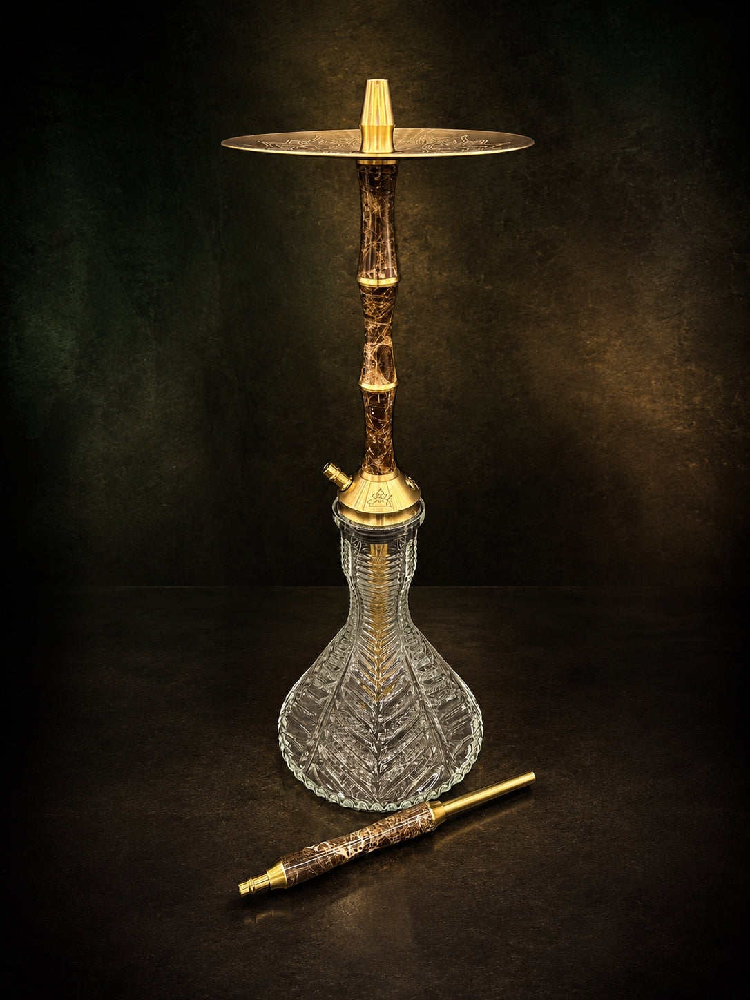 Special Hookah Gold model（Imperador Dark）