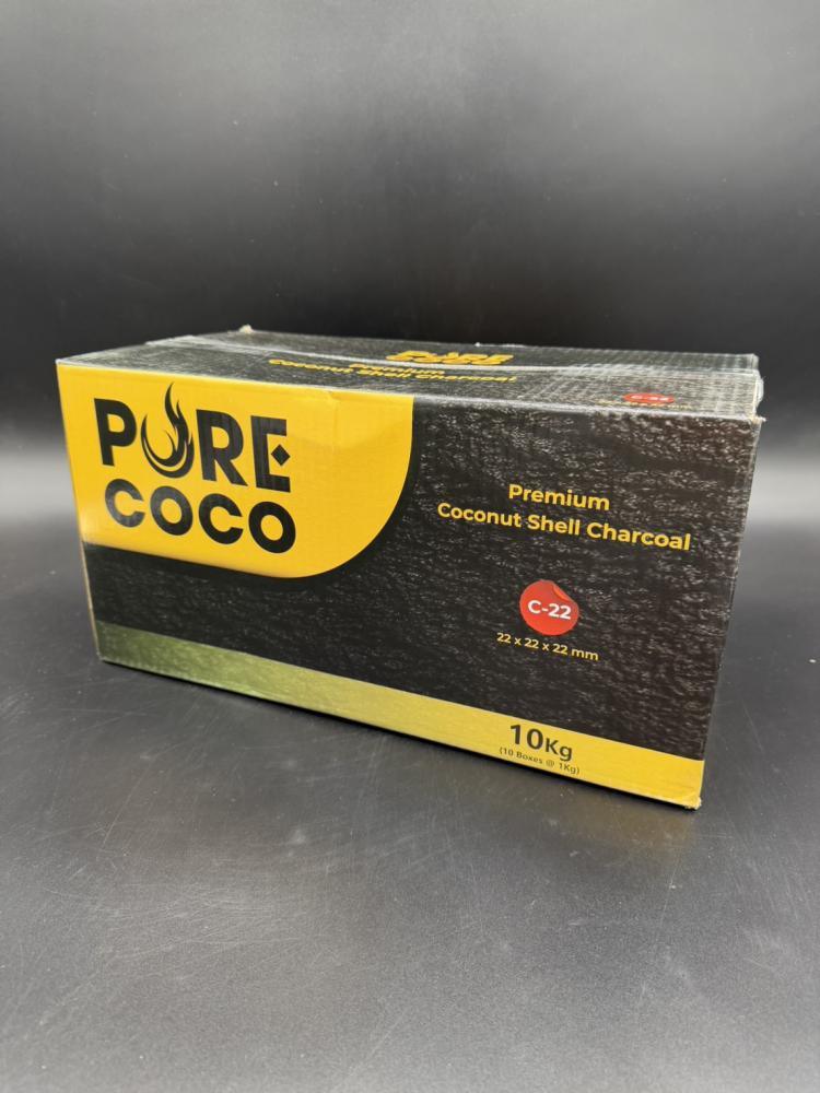 PURE CoCo Premium  22mmCUBE  10KgBOX